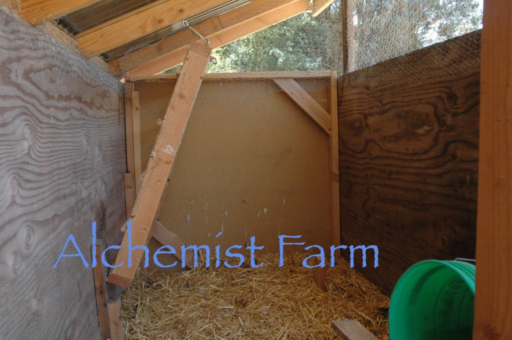 Movable Roost Inside Mobile Coop Alchemist Farm Sebastopol